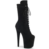 8" Heel FLAMINGO-1050FS Black Suede